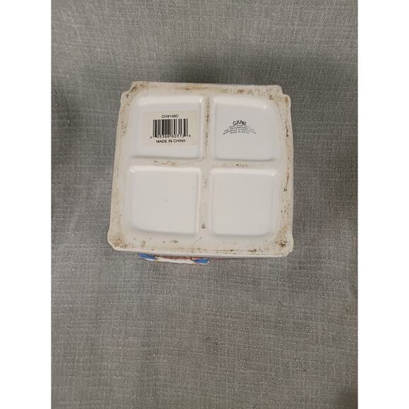 GKRO Ceramic Cookie Jar Retired Little Village General Store 10 x 7 New Open Box - Picture 11 of 16